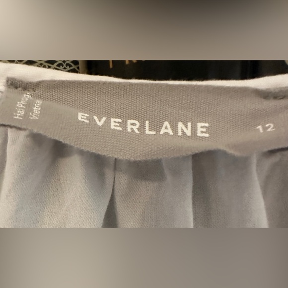 Everlane Silky Cotton Balloon Sleeve Top Size 12 Worn Once - Picture 5 of 6